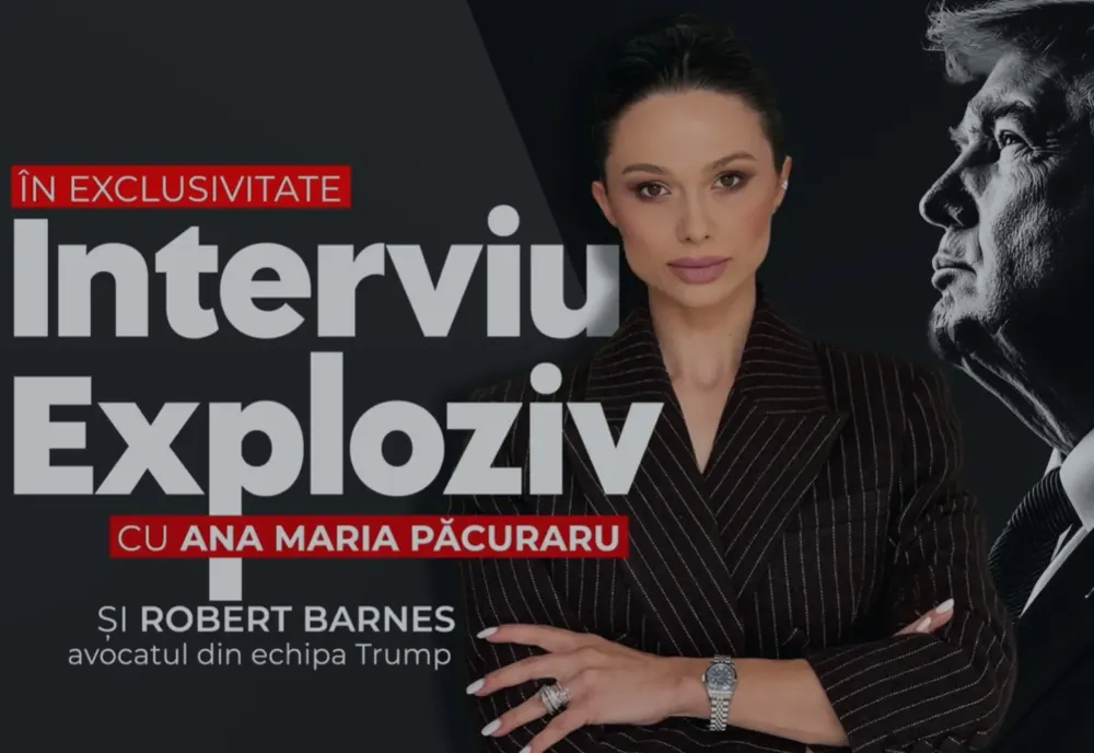 Ana Maria Păcuraru, interviu exploziv cu Robert Barnes, avocatul din echipa lui Donald Trump. Americanii fac scut în jurul televiziunii poporului din România