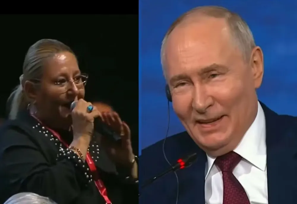 Diana Șoșoacă, discurs halucinant în fața lui Putin. Ce i-a răspuns liderul de la Kremlin – VIDEO