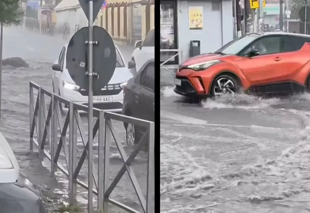 Potop în Pantelimon, după alerta cod portocaliu de fenomene extreme - VIDEO