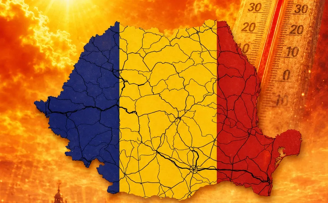 Șapte județe, sub Cod portocaliu de caniculă. Temperaturile ajung la 39 de grade. Regiunile vizate de furtuni - HARTA