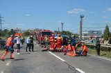 Un bărbat a decedat, după ce a intrat cu autoturismul într-un camion, într-o parcare de pe centura Timişoarei