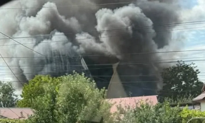 Incendiu în Dâmbovița