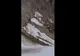 VIDEO - Alertă în Bucegi! Avalanșă de pământ cu pietre, filmată de schiori 