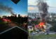 Incendiu puternic în Militari. O casă a fost cuprinsă de flăcări: un nor uriaș de fum s-a ridicat deasupra cartierului