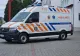 Doi răniți după ce o autoutilitară a lovit parapetul pe DEx12, în Argeș